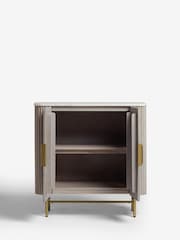 Light Grey Valencia Marble Mango Wood Small Sideboard - Image 8 of 11