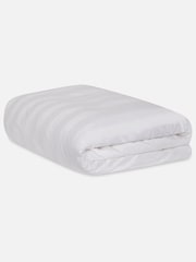 Jasper Conran London White 500 Thread Count Satin Stripe 100% Cotton Duvet Cover - Image 3 of 4