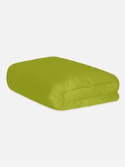 Jasper Conran London Spinach Green 100% Cotton 300 Thread Count Percale Weave Plain Duvet Cover - Image 3 of 4