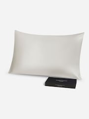 Jasper Conran London Lunar Rock Grey Silk Pillowcase - Image 1 of 6