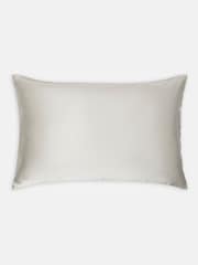 Jasper Conran London Lunar Rock Grey Silk Pillowcase - Image 2 of 6