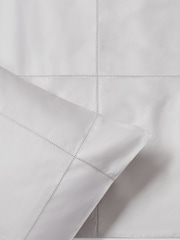 Jasper Conran London Lunar Rock Grey 500 Thread Count Satin 100% Cotton Pillowcase - Image 3 of 4