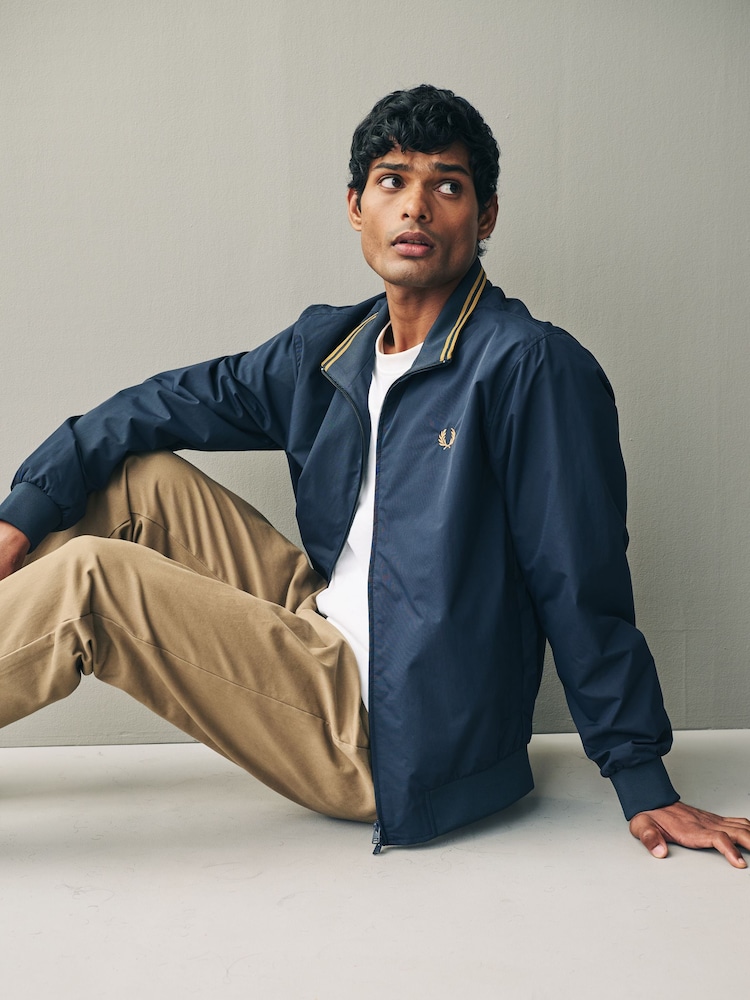 marine - Veste Fred Perry Brentham - Image 4 of 10