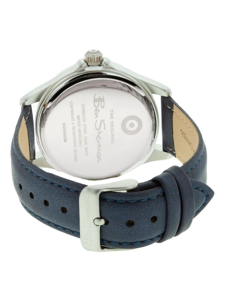 Ben Sherman Blue Strap And White Dial Watch - Image 2 of 6