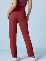 Red Tailored High Waisted Slim Leg Trousers - Image 3 of 5