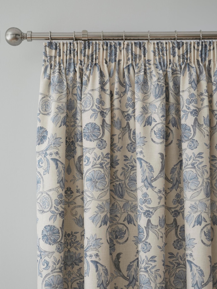 Dreams & Drapes Averie Pencil Pleat 100% Cotton Curtains - Imagem 2 de 4