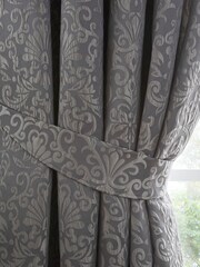 Curtina Grey Lamina Pencil Pleat Curtains - Image 3 of 4