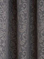 Curtina Grey Lamina Pencil Pleat Curtains - Image 4 of 4