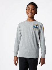 Converse Graphic Long Sleeve 100% Cotton T-Shirt - صورة 1 من 9