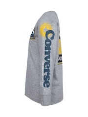 Converse Graphic Long Sleeve 100% Cotton T-Shirt - صورة 7 من 9