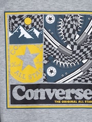 Converse Graphic Long Sleeve 100% Cotton T-Shirt - صورة 8 من 9