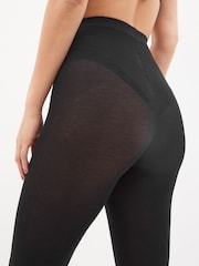 Black Plain Thermal 100D Tights - Image 5 of 7