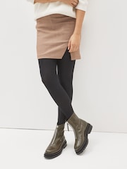 Black Texture Thermal 100D Tights - Image 2 of 7