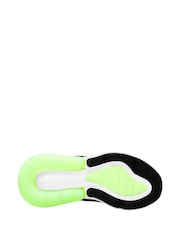 Nike Black/Lime Air Max 270 Youth Trainers - Image 4 of 4