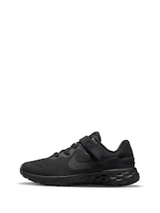 Nike Black Revolution 6 FlyEase Junior Trainers - Image 4 of 14