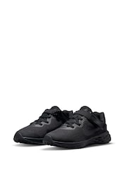 Nike Black Revolution 6 FlyEase Junior Trainers - Image 5 of 14