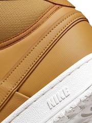Nike Yellow Court Vision Mid Trainers - Image 11 of 14