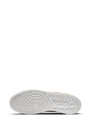 Nike Yellow Court Vision Mid Trainers - Image 7 of 14