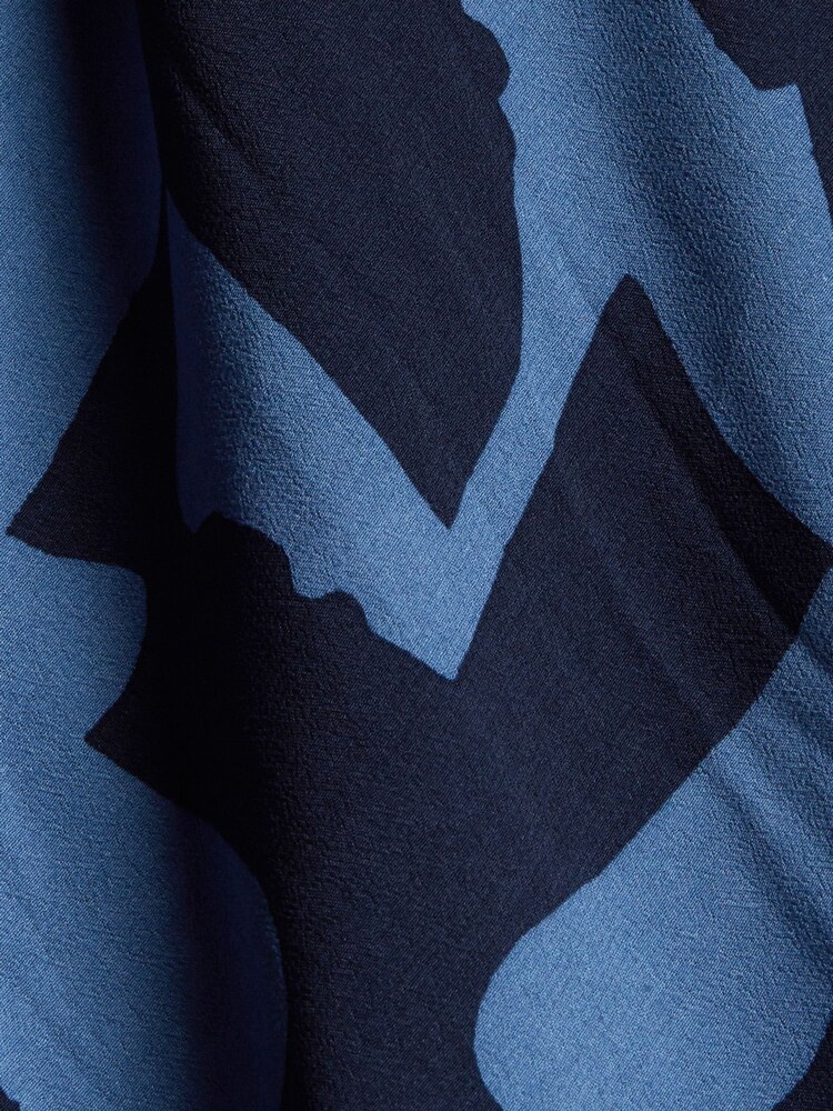 Esprit Grey Blue Silky Viscose Dress - Image 7 of 7 Esprit Grey Blue Silky Viscose Dress - Image 7 of 7