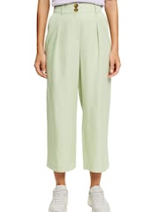Esprit Pastel Green Twill Pants - Image 1 of 7