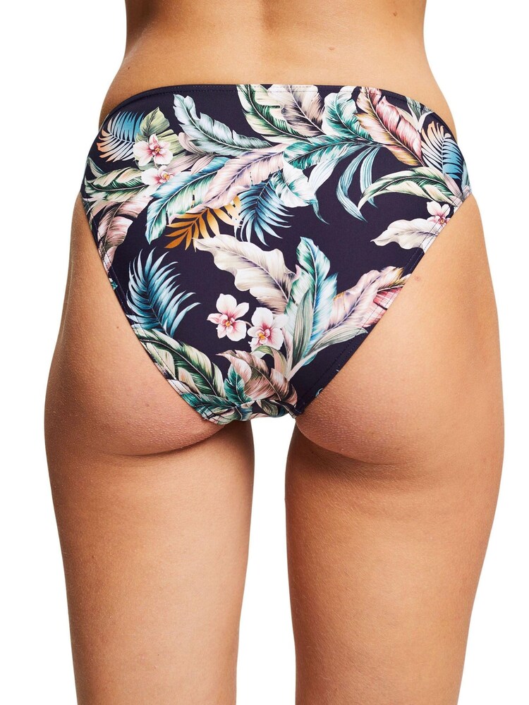 Esprit Navy Blue Tropical Print Recycle Briefs - Image 2 of 7 Esprit Navy Blue Tropical Print Recycle Briefs - Image 2 of 7
