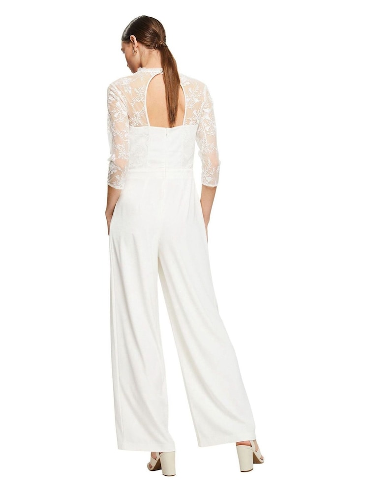 Esprit White Lace Jumpsuit - Image 2 of 9