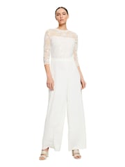 Esprit White Lace Jumpsuit - Image 3 of 9