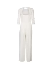 Esprit White Lace Jumpsuit - Image 8 of 9