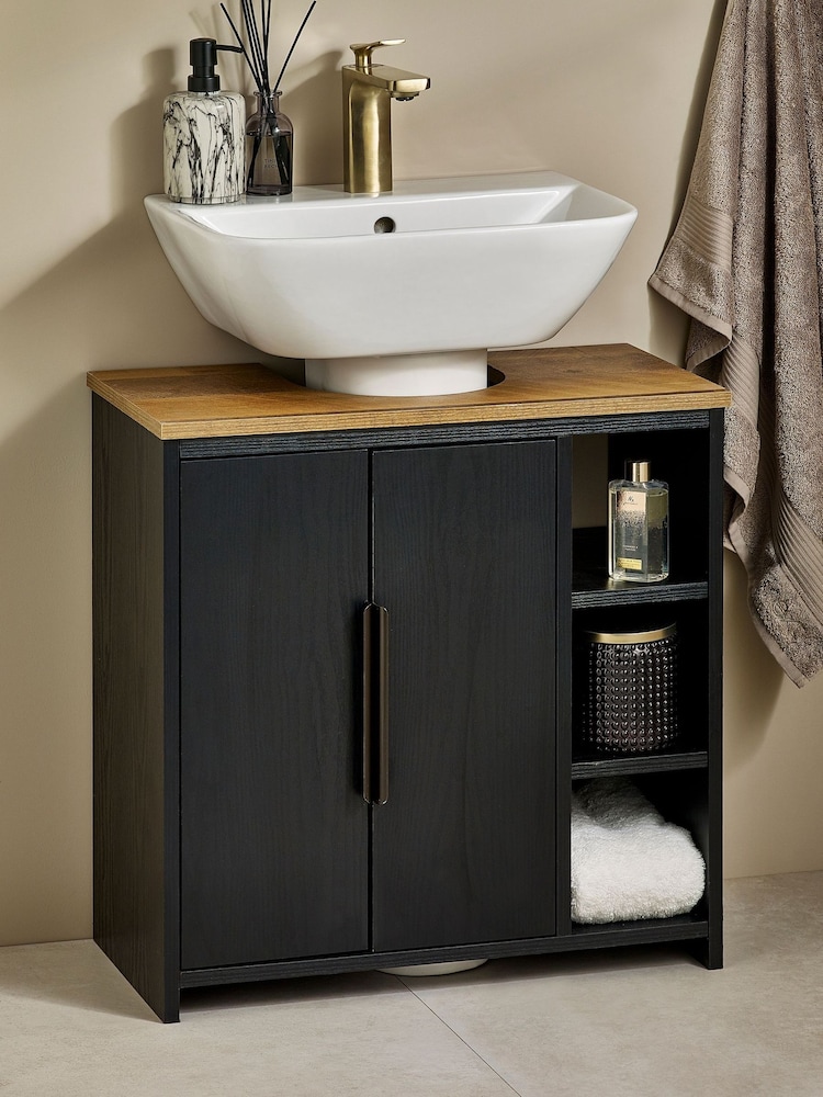 Black Bronx Under Sink Storage Unit - Image 1 of 7