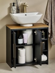 Black Bronx Under Sink Storage Unit - Image 2 of 7