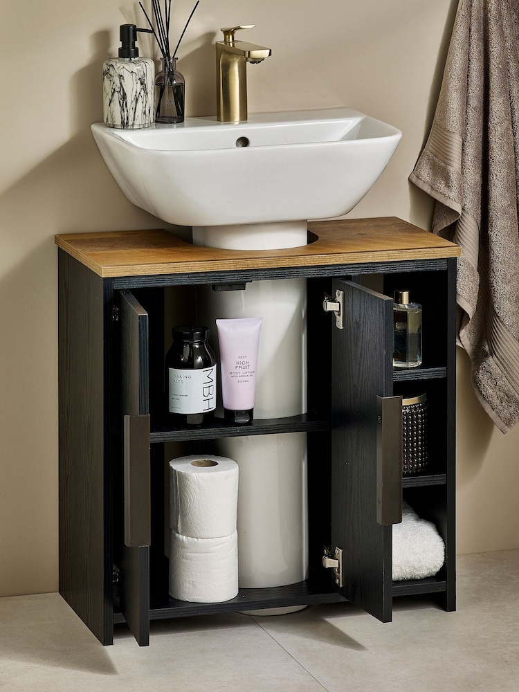 Black Bronx Under Sink Storage Unit - Image 2 of 7