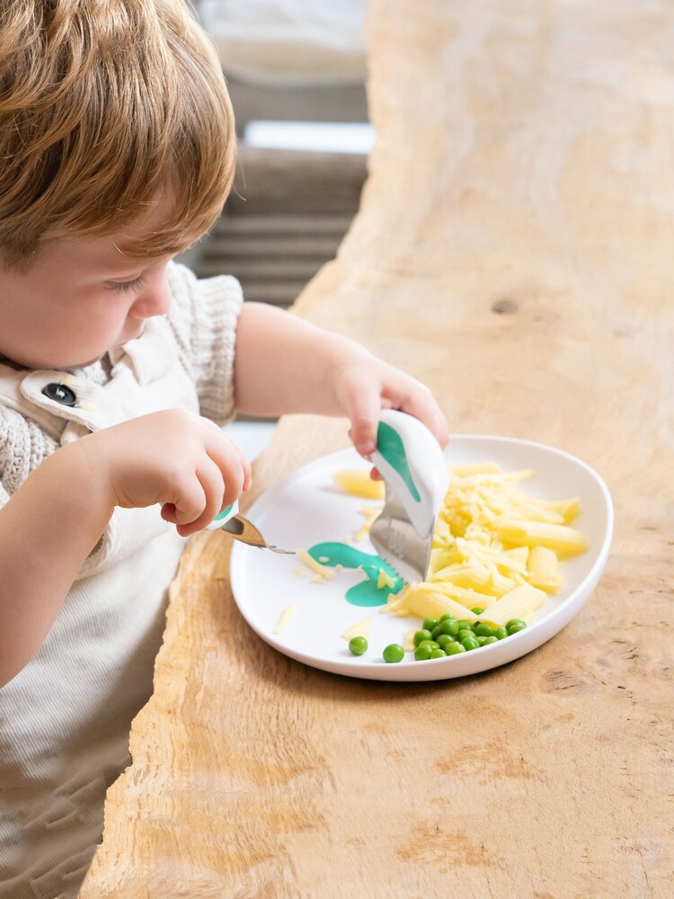 Doddl White Non Slip Toddler & Child Plate - Image 1 of 6