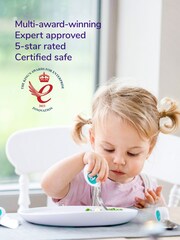 Doddl White Non Slip Toddler & Child Plate - Image 2 of 6