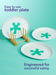 Doddl White Non Slip Toddler & Child Plate - Image 4 of 6