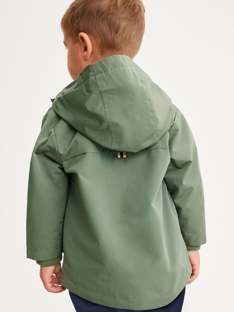 Sage Green Shower Resistant Jacket (3mths-7yrs) - Image 2 of 8 Sage Green Shower Resistant Jacket (3mths-7yrs) - Image 2 of 8