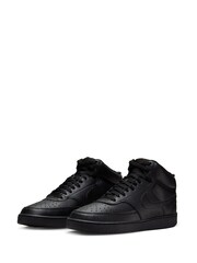 Nike Black Court Vision Mid Trainers - Image 5 of 10