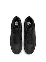Nike Black Court Vision Mid Trainers - Image 6 of 10
