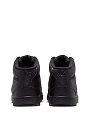 Nike Black Court Vision Mid Trainers - Image 7 of 10