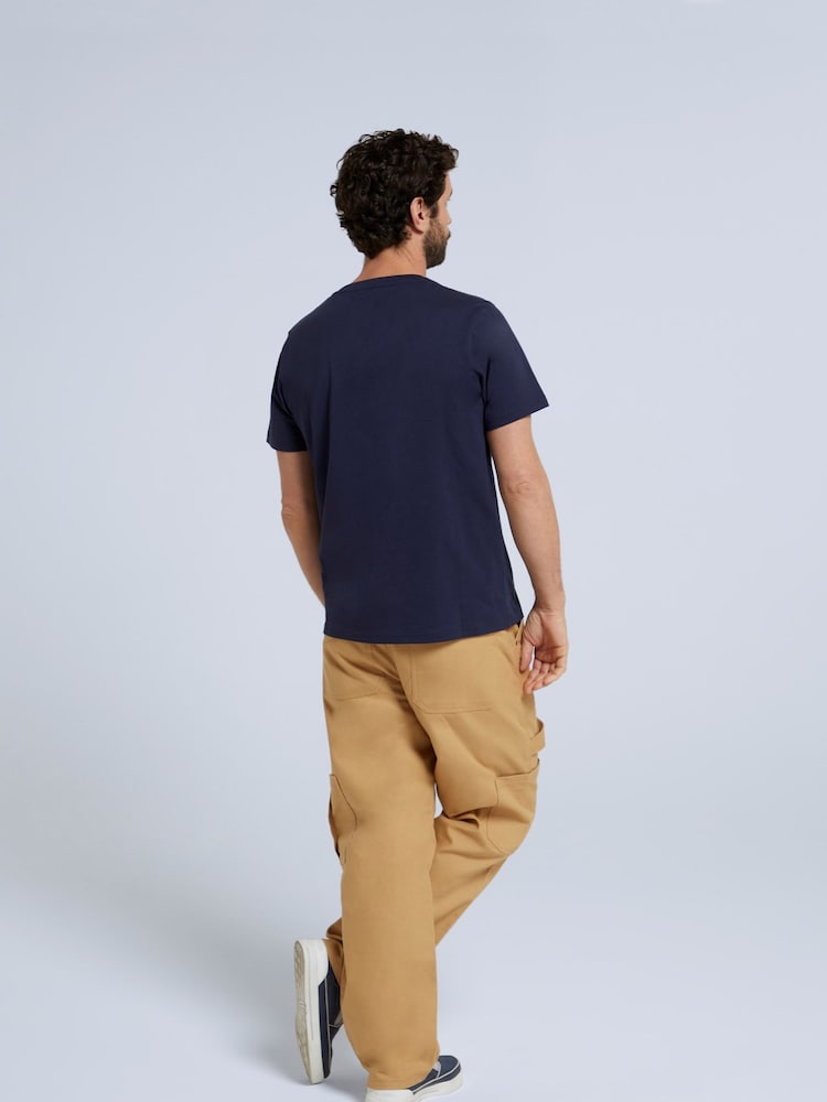 Animal Blue Classico Mens 100% Cotton T-Shirt - Image 2 of 8 Animal Blue Classico Mens 100% Cotton T-Shirt - Image 2 of 8