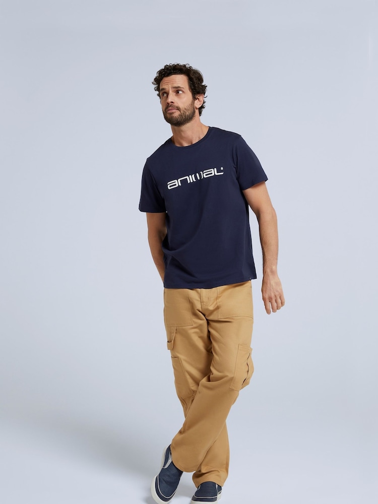 Animal Blue Classico Mens 100% Cotton T-Shirt - Image 3 of 8