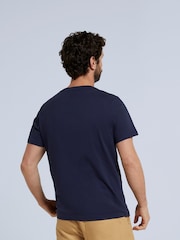 Blau - Animal Classico Herren 100% Baumwoll-T-Shirt - Bild 4 von 8