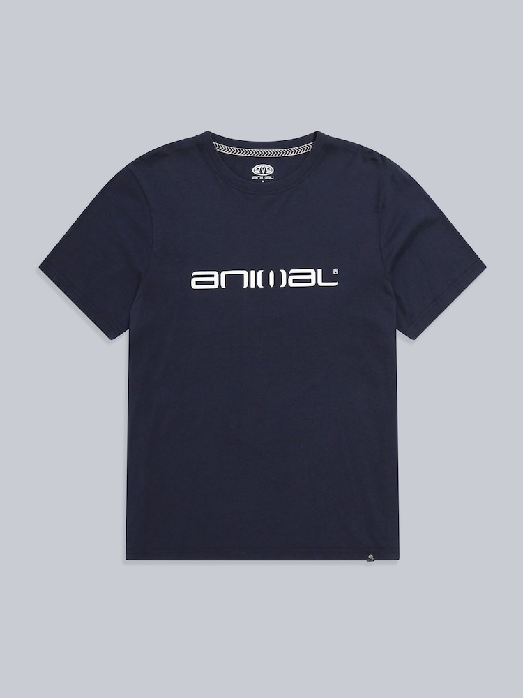 Animal Blue Classico Mens 100% Cotton T-Shirt - Image 5 of 8
