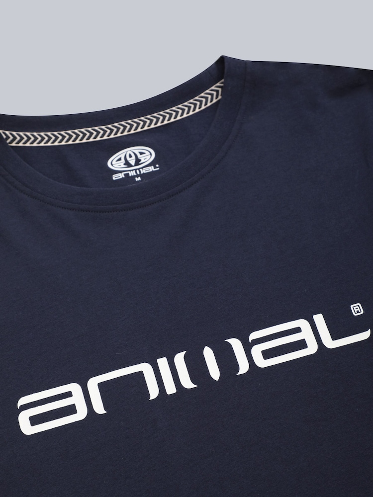 Animal Blue Classico Mens 100% Cotton T-Shirt - Image 7 of 8