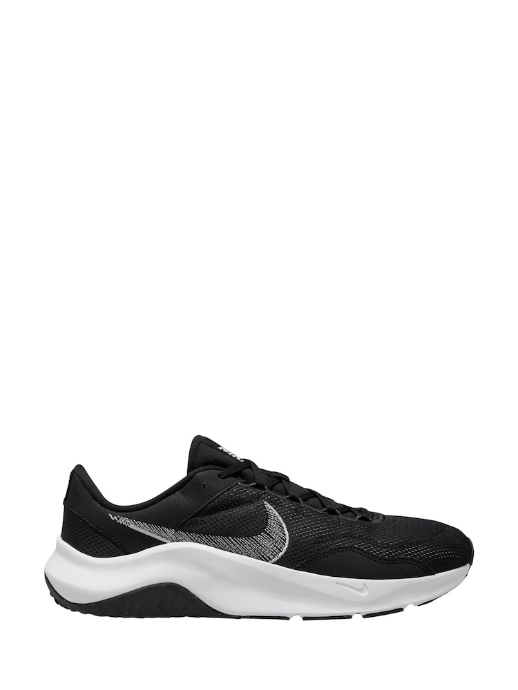 Nike Black/White Legend Essential 3 Gym Trainers - Image 1 of 13