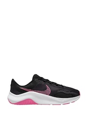Nike Black/Pink Legend Essential 3 Training Trainers - Image 1 of 7