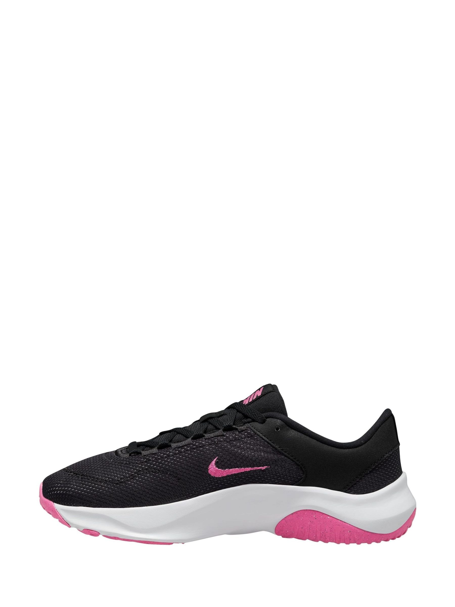 Buy Nike Black Pink Legend Essential 3 Training Trainers from Next Luxembourg