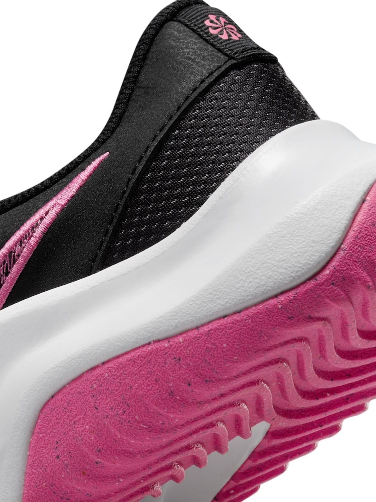 Nike Black/Pink Legend Essential 3 Training Trainers - Image 7 of 7