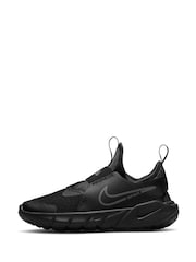 Nike Black/Silver Flex Runner 2 Junior Trainers - Image 2 of 10
