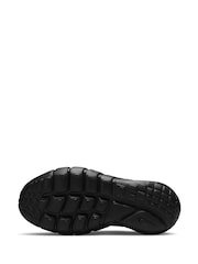 Nike Black/Silver Flex Runner 2 Junior Trainers - Image 6 of 10
