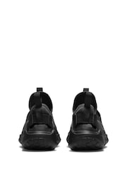 Nike Black/Silver Flex Runner 2 Junior Trainers - Image 7 of 10